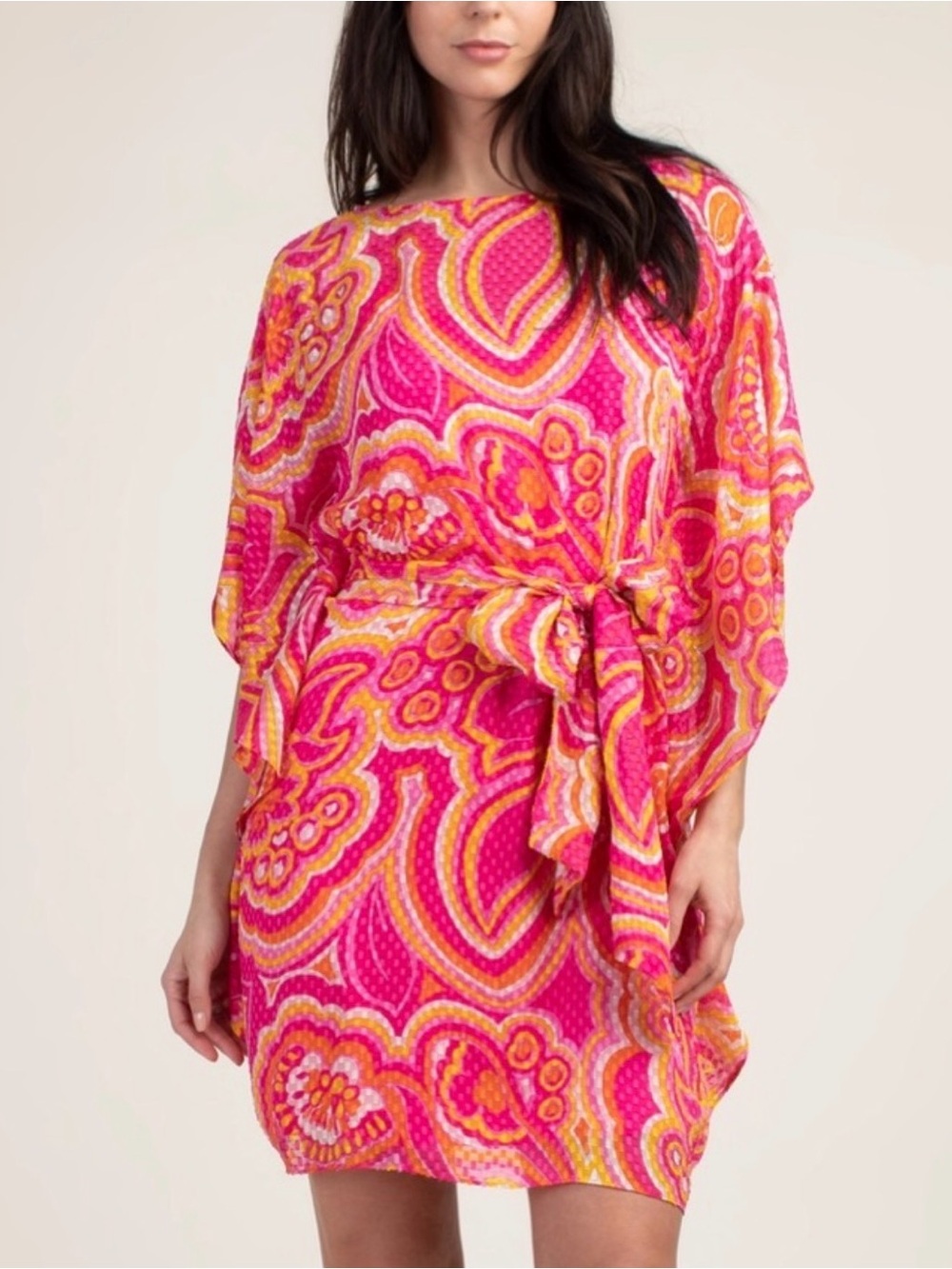 NWT Women's Trina Turk Pink & Orange Limited Edition Paradise Dress